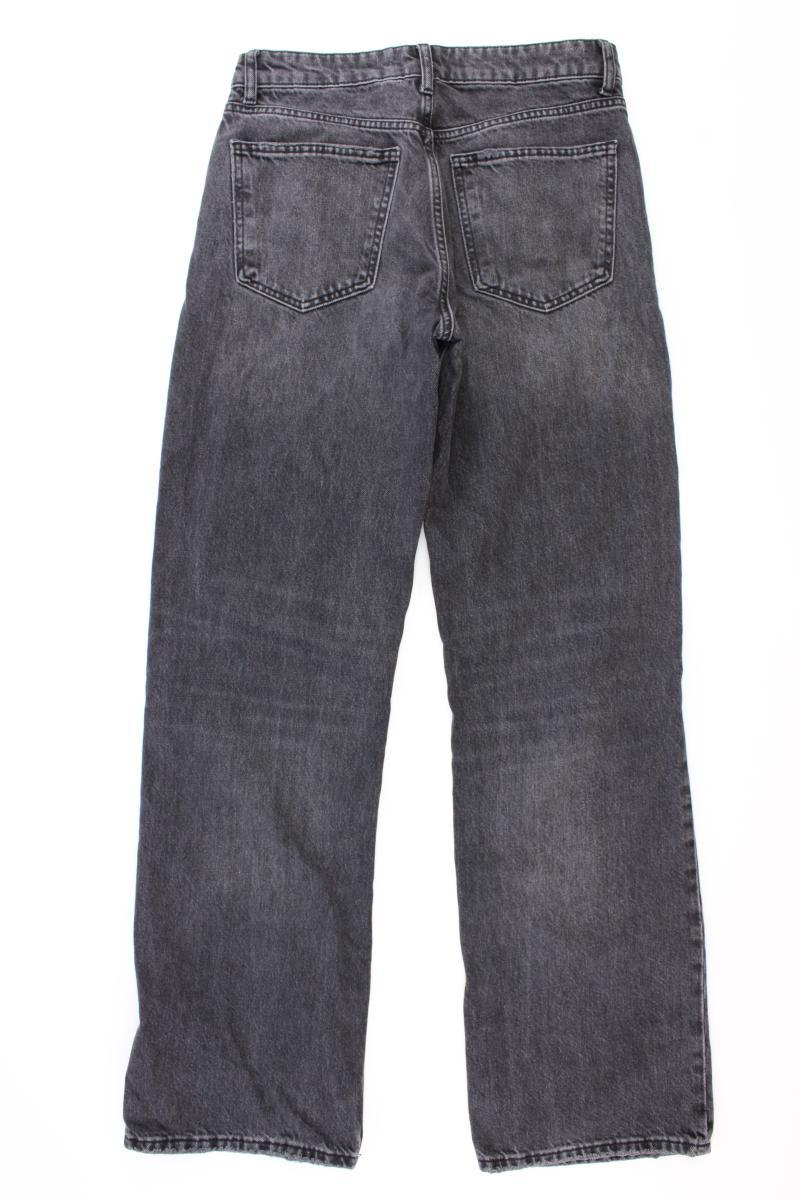Zara Regular Jeans Gr. 38 grau aus Baumwolle