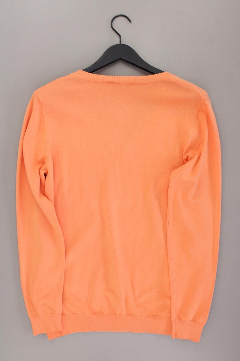 Marc Aurel Feinstrickpullover Gr. 42 orange aus Viskose