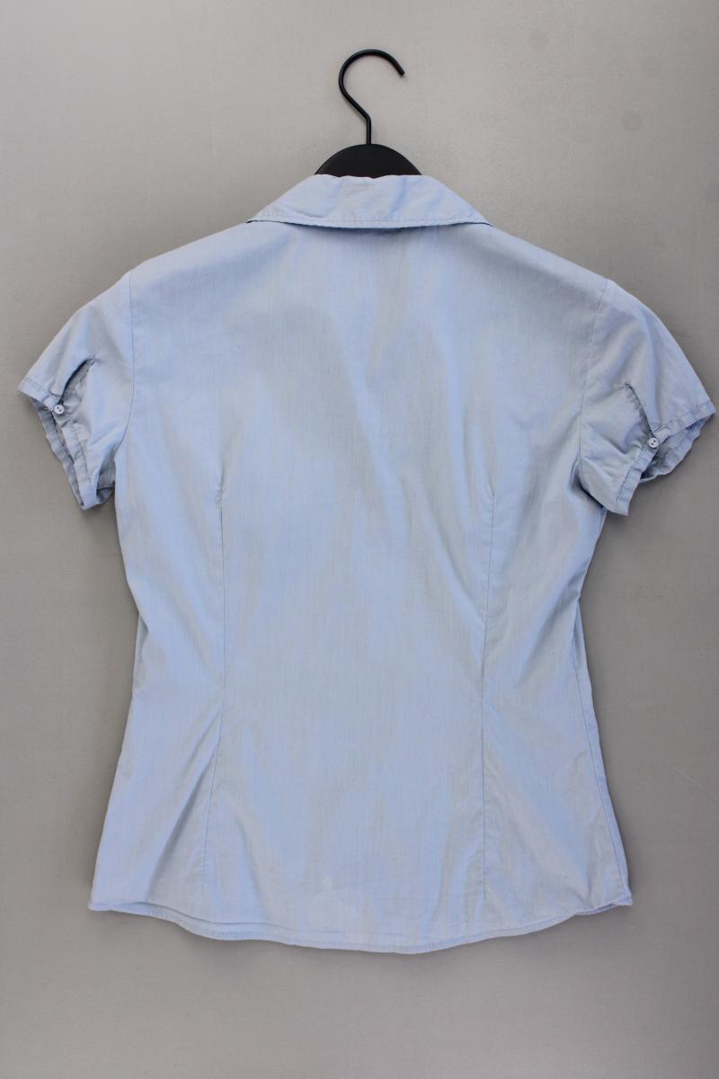 Tom Tailor Kurzarmbluse Gr. 34 blau