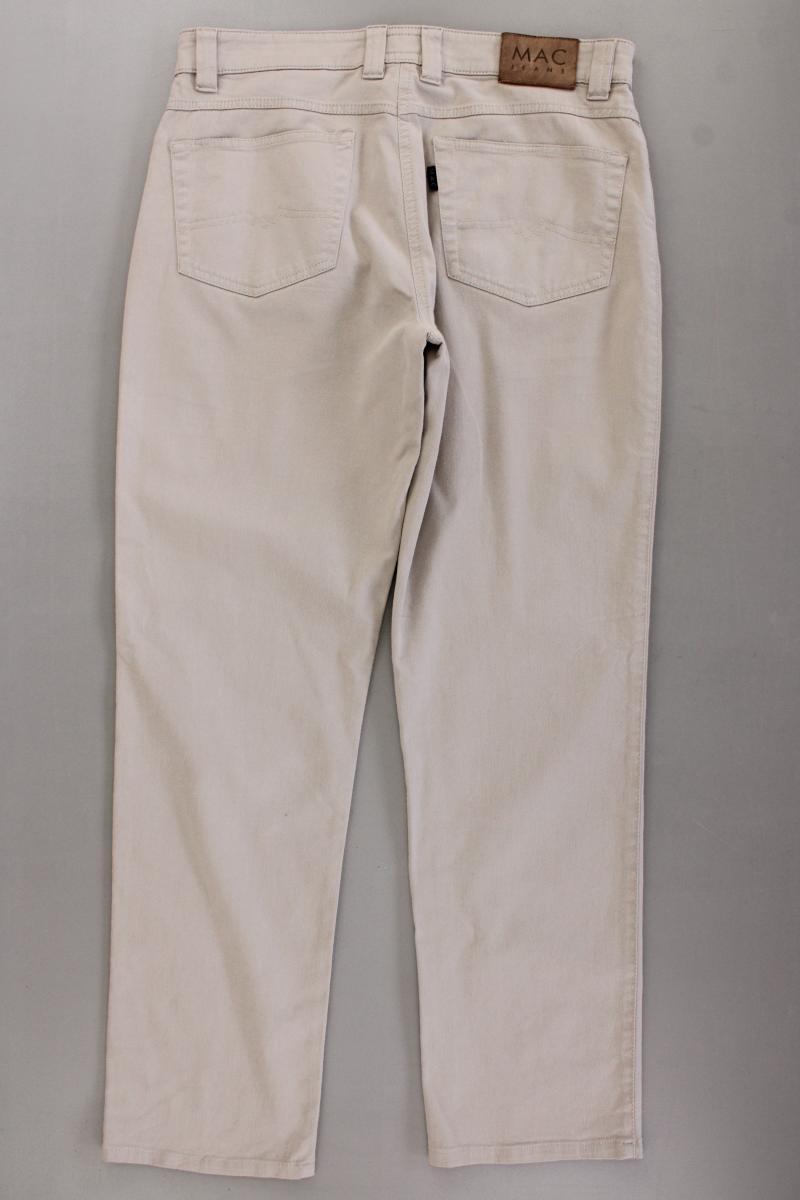 MAC Hose für Herren Gr. W33/L32 Modell Brad creme aus Baumwolle