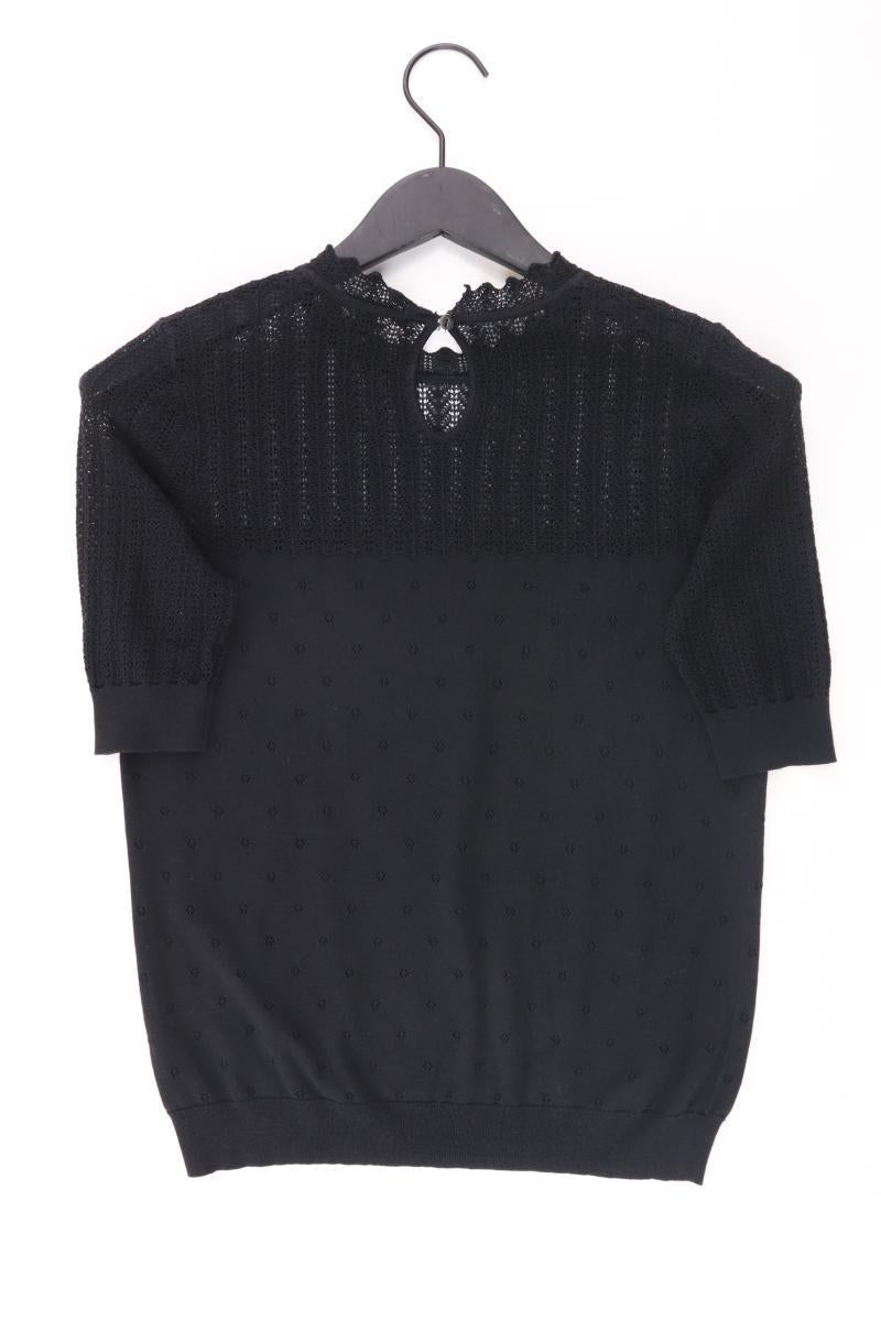 Esprit Strickshirt Gr. S Kurzarm schwarz
