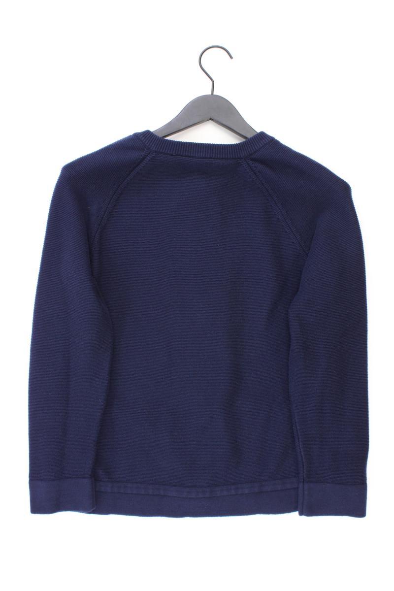 Rabe Strickjacke Gr. 42 Langarm blau aus Baumwolle