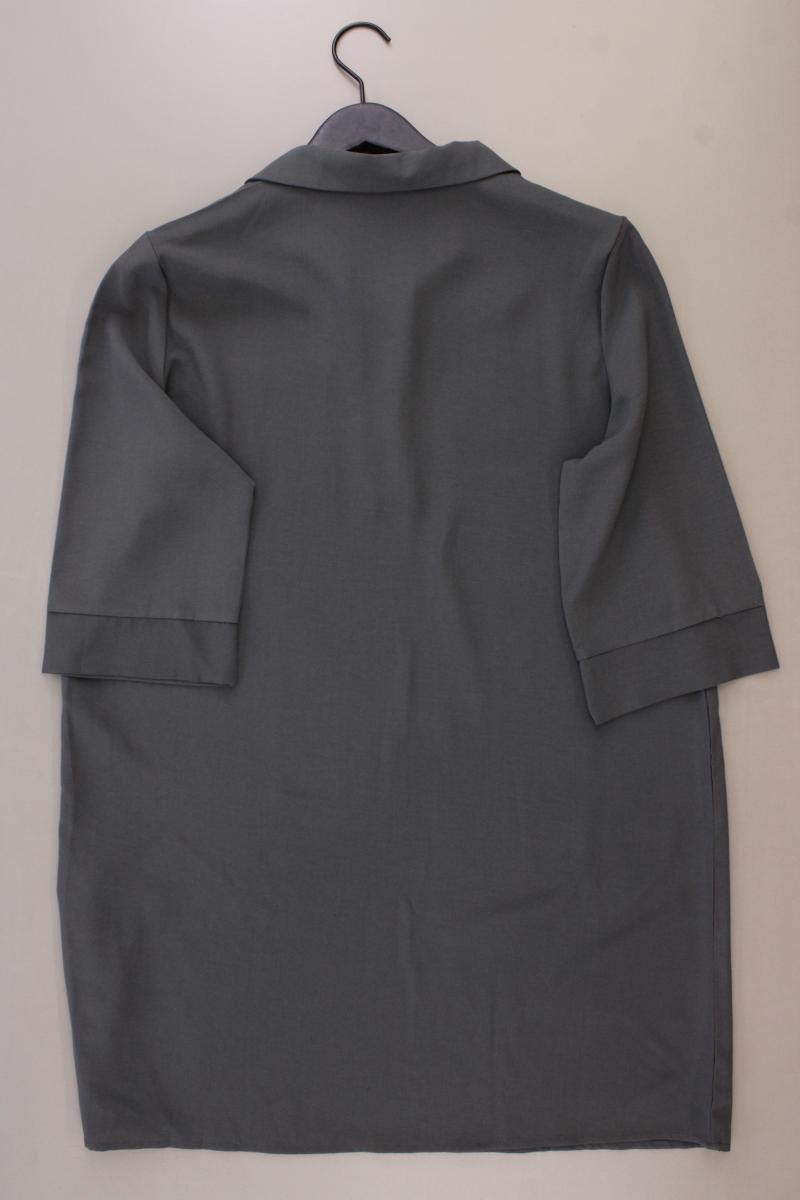 Shein Blusenkleid Gr. 44 Kurzarm grau aus Polyester