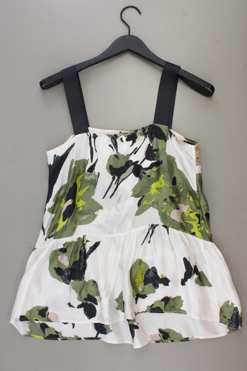 Twinset Simona Barbieri Trägertop Gr. IT 42 (S) mit Blumenmuster mehrfarbig