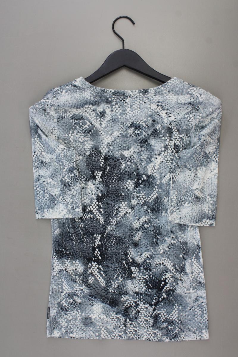Marc Cain Sports Printshirt Gr. 38 Kurzarm grau aus Baumwolle