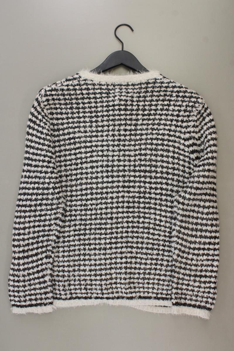 Gerry Weber Strickjacke Gr. 46 Langarm grau aus Baumwolle