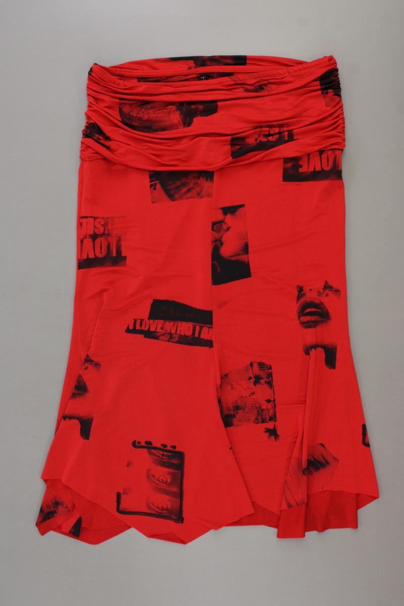 Desigual Stretchrock Gr. M rot aus Polyester