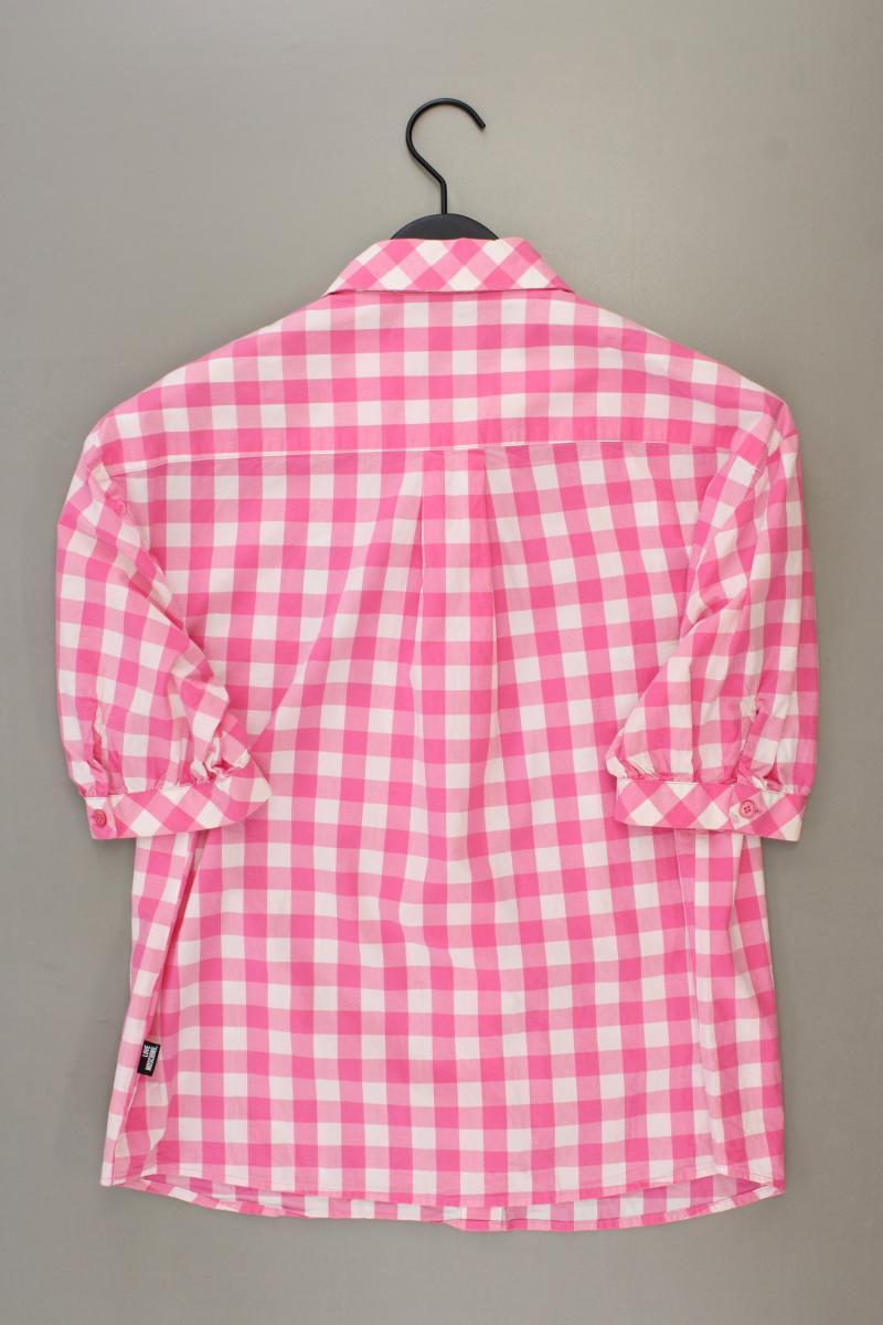Love Moschino Karobluse Gr. 40 kariert Kurzarm pink
