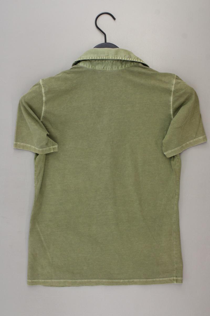 Marc O'Polo Poloshirt Gr. XS Kurzarm olivgrün aus Baumwolle