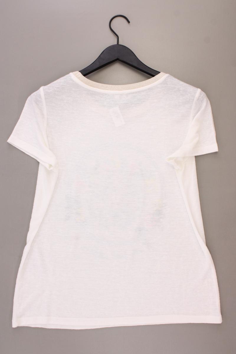 Street One Printshirt Gr. 42 Kurzarm creme