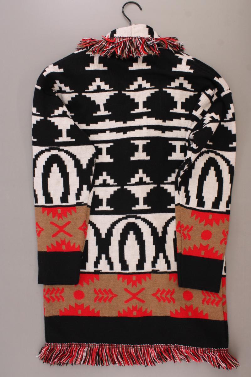 Tredy Strickjacke Gr. 40 mit Faire-Isle-Muster Langarm mehrfarbig