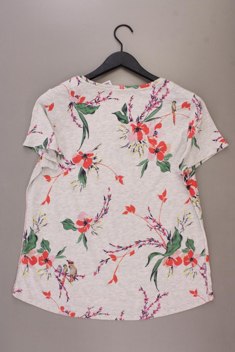 Cecil Printshirt Gr. L mit Blumenmuster Kurzarm mehrfarbig