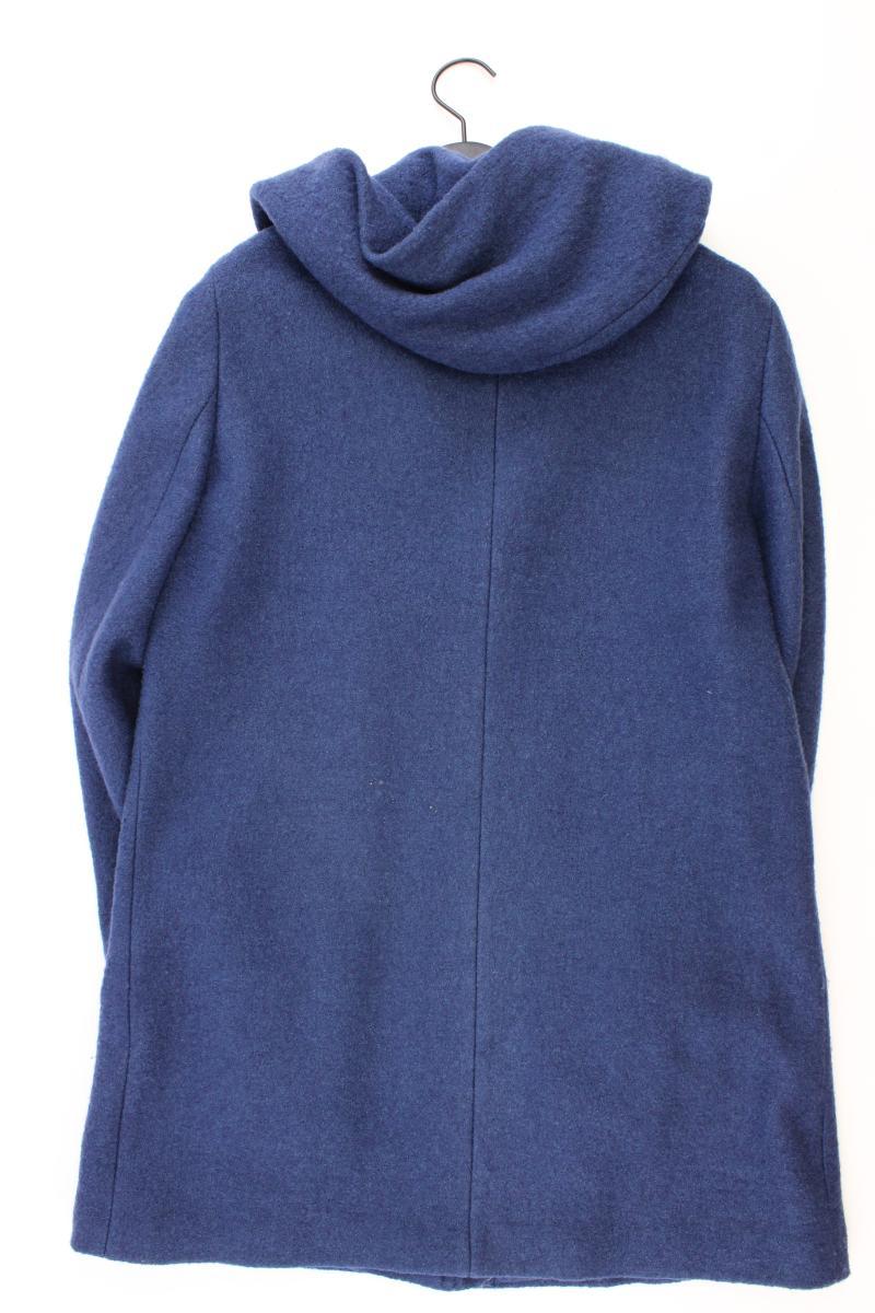 Marie Lund Kapuzenmantel Gr. 46 blau aus Polyester