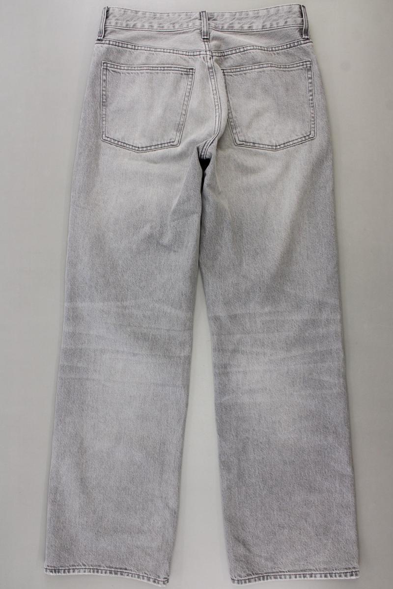 Zara Regular Jeans Gr. 40 grau aus Baumwolle