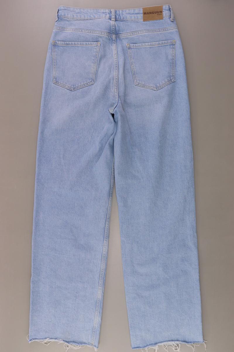 Manguun Baggy Jeans Gr. W30 blau aus Baumwolle