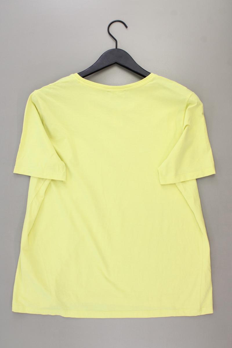 Jette Printshirt Gr. 46 Kurzarm gelb aus Baumwolle