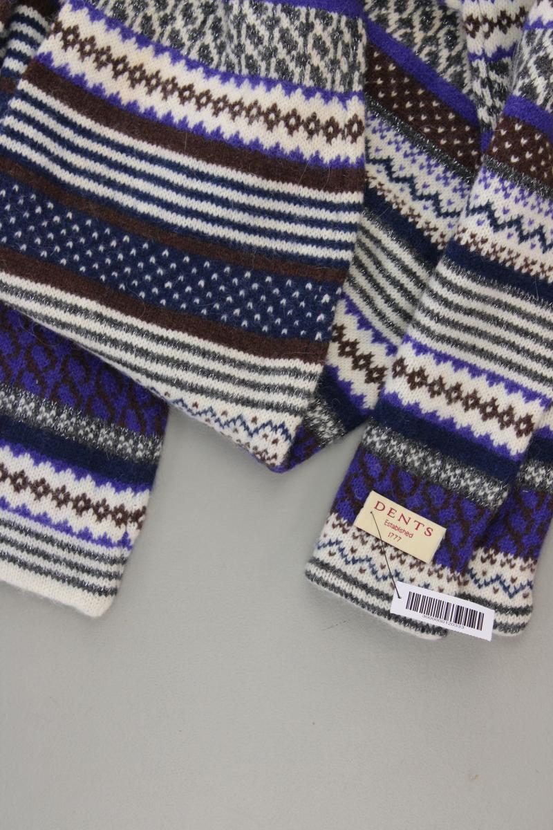 Dents Schal mit Faire-Isle-Muster blau