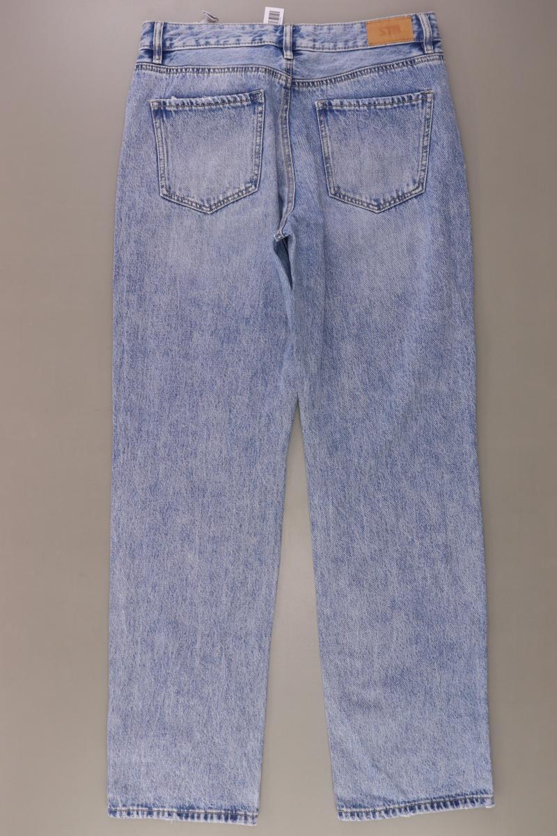 Stradivarius Baggy Jeans Gr. 42 blau aus Baumwolle