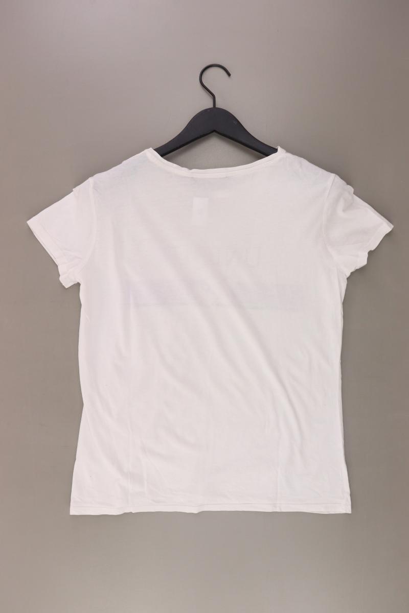Hallhuber T-Shirt Gr. L Kurzarm weiß