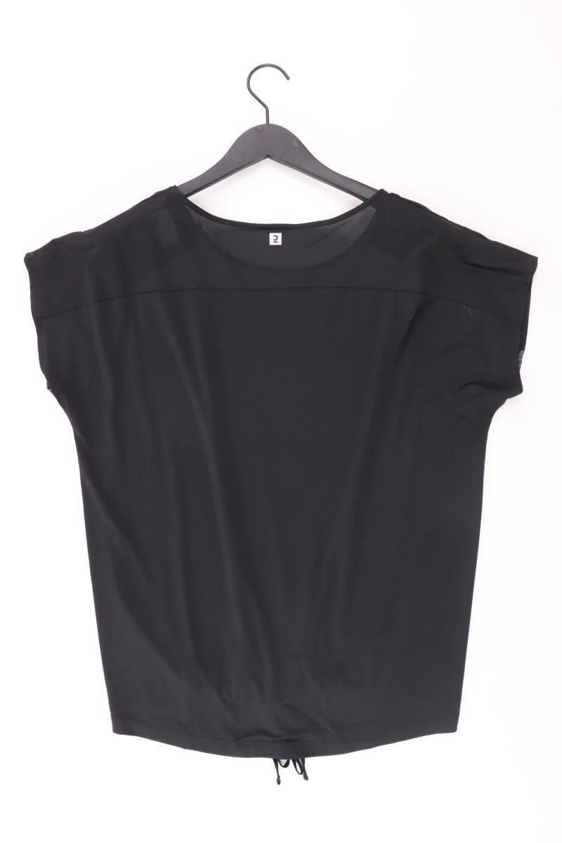 Decathlon Sport Shirt aus DOMYOS Kollektion Gr. 44 Kurzarm schwarz