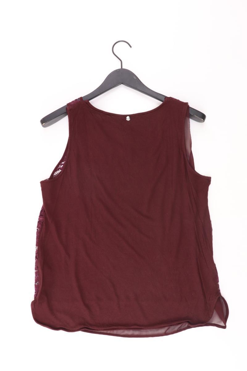 s.Oliver Spitzentop Gr. 44 mit Blumenmuster rot aus Viskose