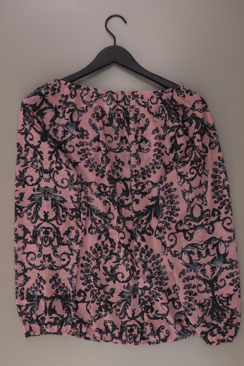 Best Connections Langarmbluse Gr. 46 mit Blumenmuster lila aus Polyester