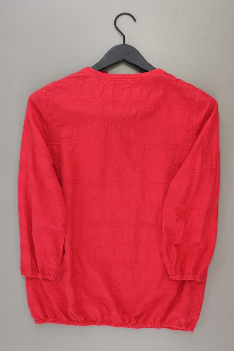 s'questo Classic Bluse Gr. 36 3/4 Ärmel rot aus Baumwolle