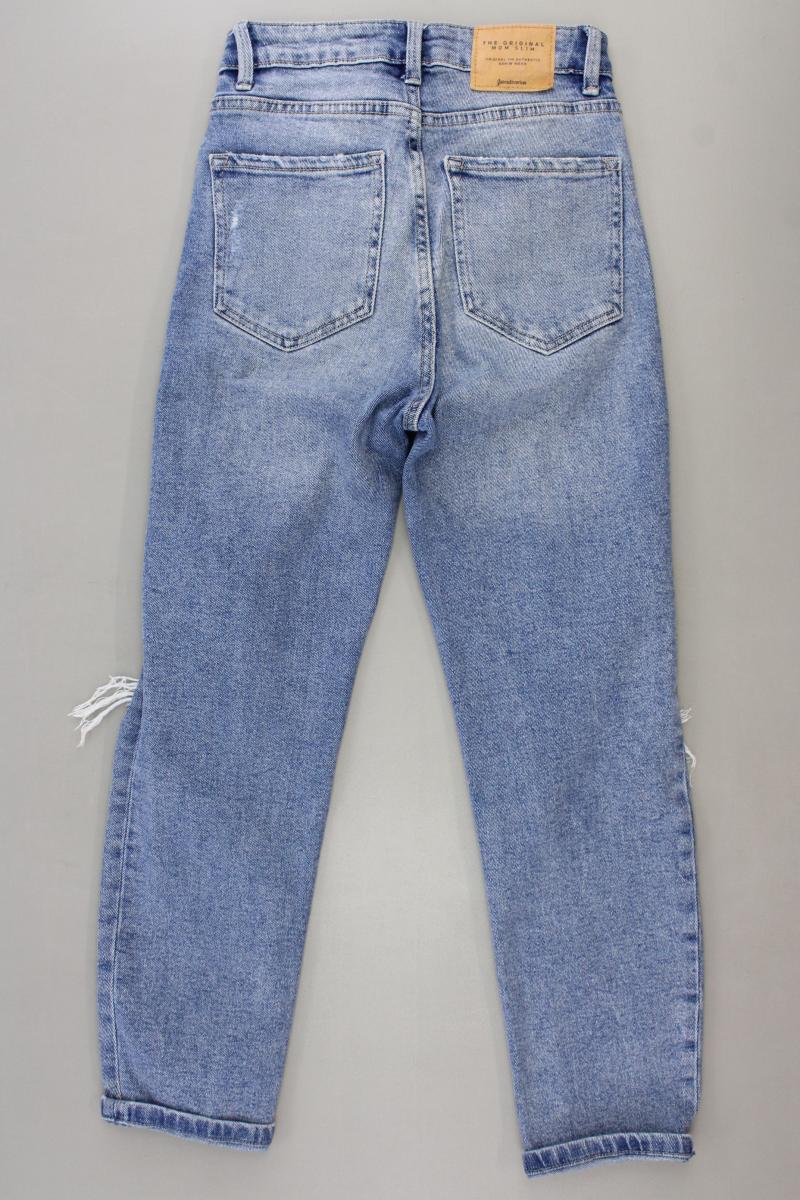 Stradivarius 7/8 Jeans Gr. 34 blau