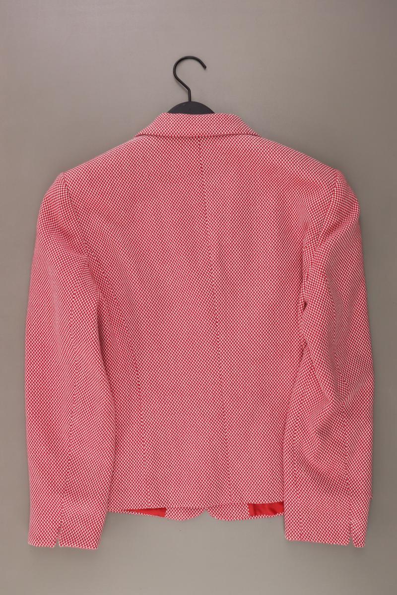 Gerry Weber Regular Blazer Gr. 40 mit Rautenmuster rot aus Baumwolle