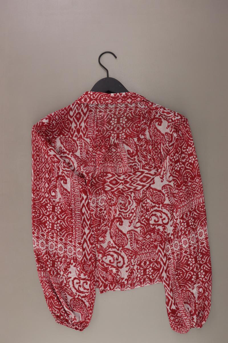 Papaya Langarmbluse Gr. UK 16 (L) mit Blumenmuster rot aus Polyester