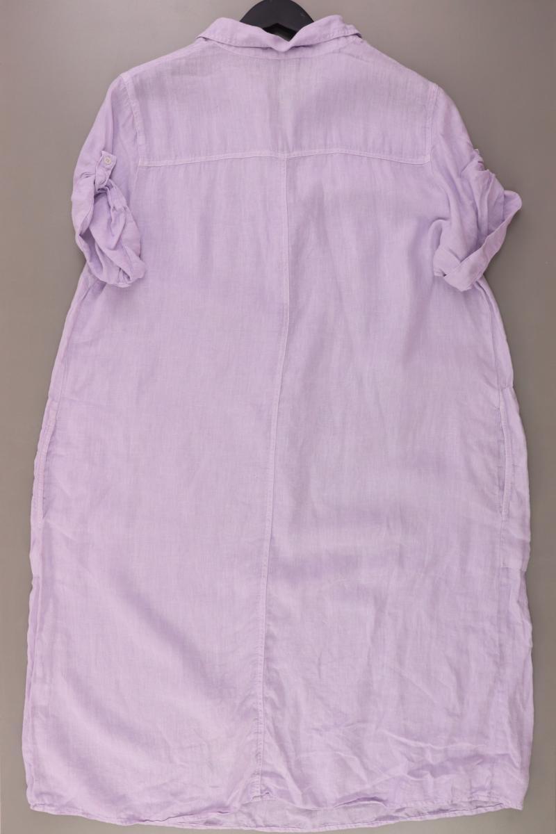 Amy Vermont Leinenkleid Gr. 44 Kurzarm lila