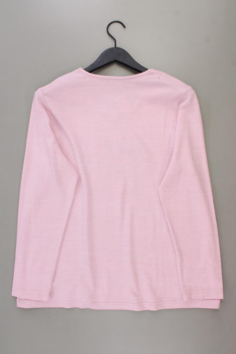 Ulla Popken Feinstrickpullover Gr. 46/48 rosa aus Viskose