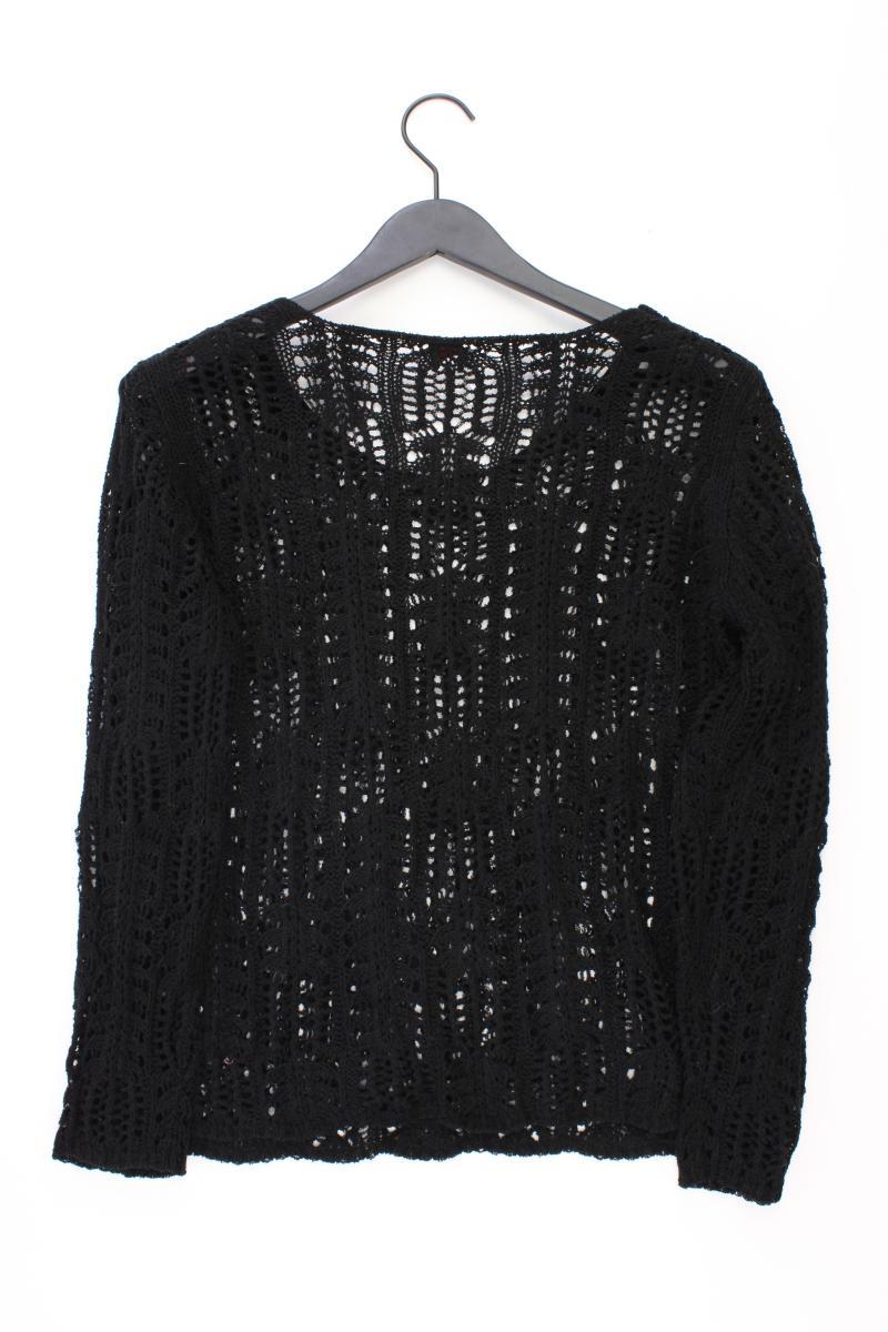 s.Oliver Langarmpullover Gr. 44/46 schwarz aus Polyacryl