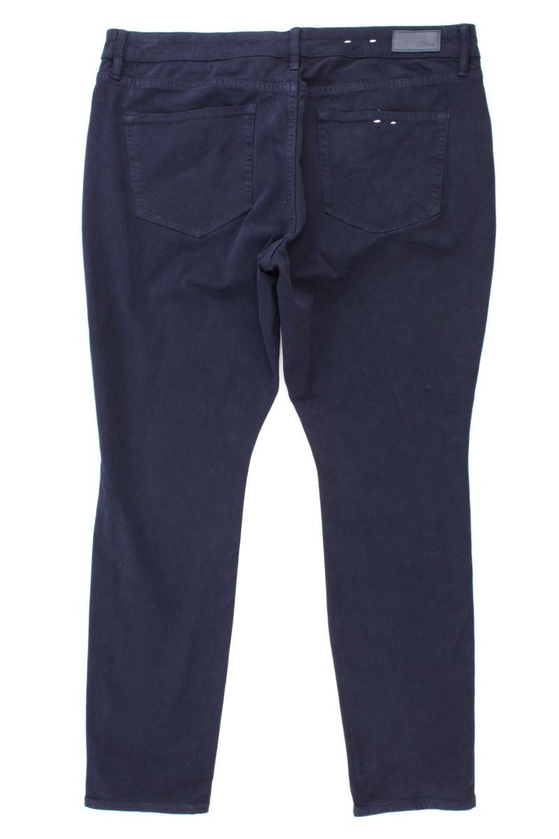 s.Oliver Hose Gr. 46/L28 blau aus Baumwolle