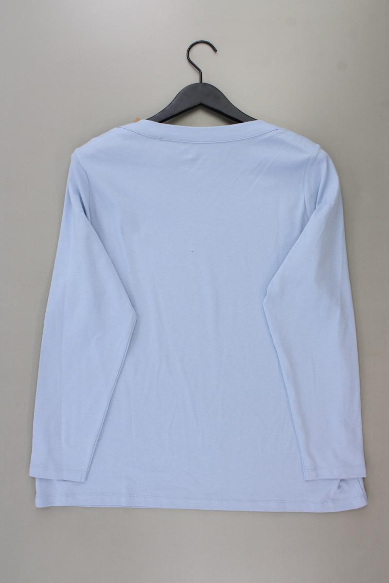 Steilmann Longsleeve-Shirt Gr. 48/50 neu mit Etikett Langarm blau aus Baumwolle