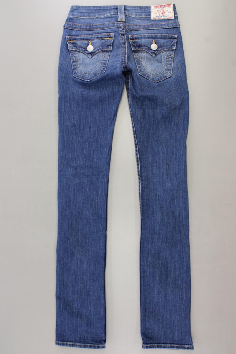 True Religion Skinny Jeans Gr. W24 blau