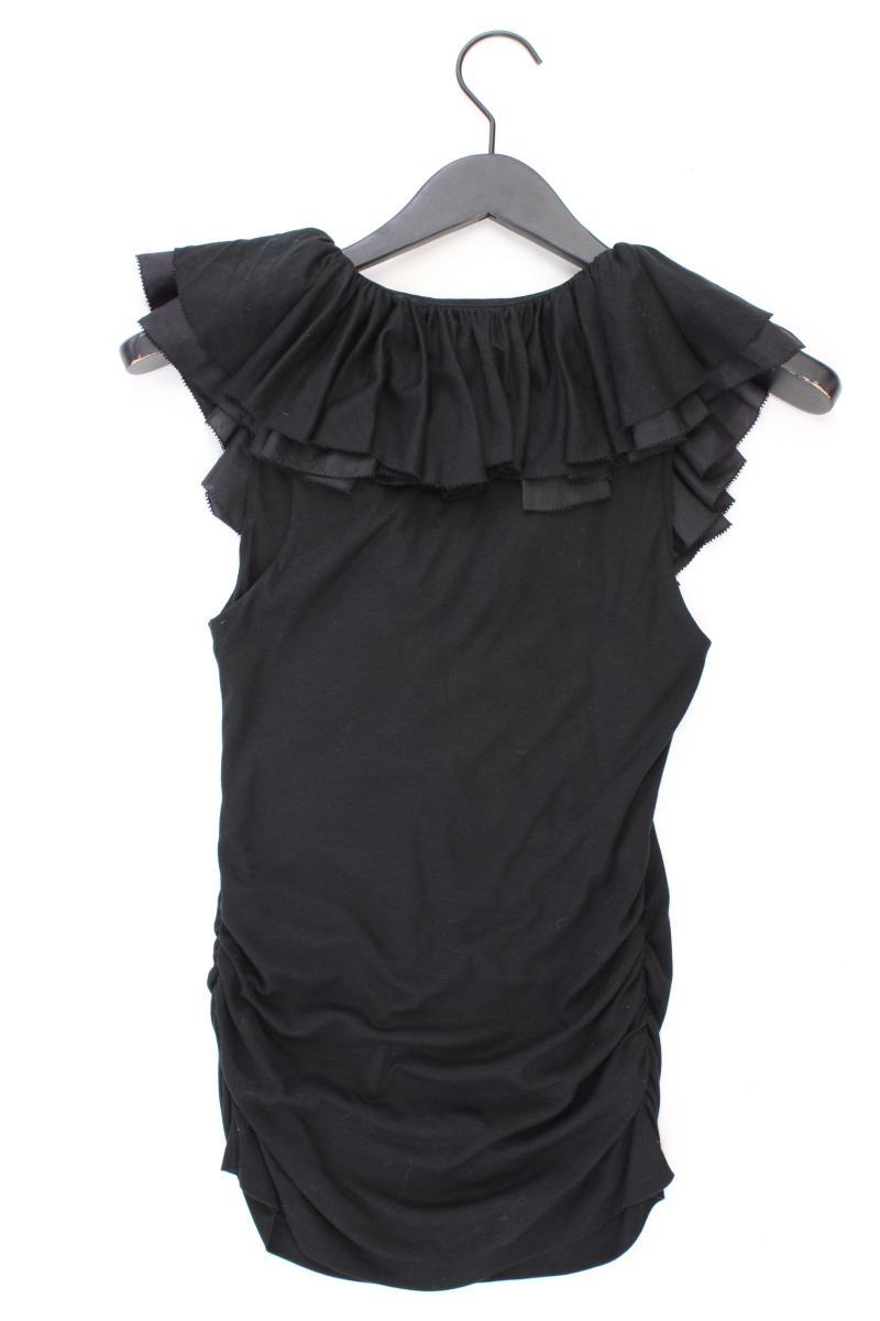 Ralph Lauren Shirt mit V-Ausschnitt Gr. S Kurzarm schwarz aus Baumwolle