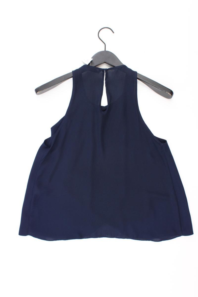 Zara Ärmellose Bluse Gr. XS blau