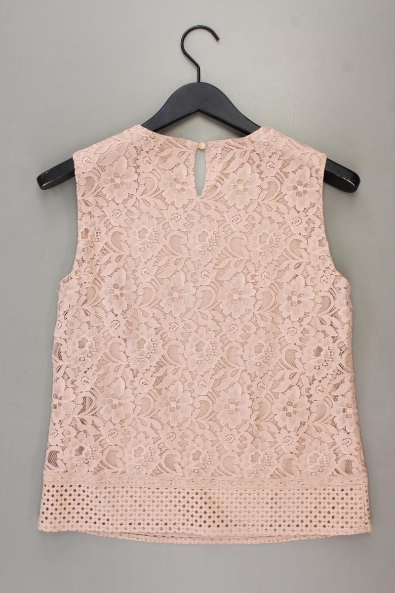 Betty Barclay Spitzenbluse Gr. 36 Ärmellos rosa aus Baumwolle