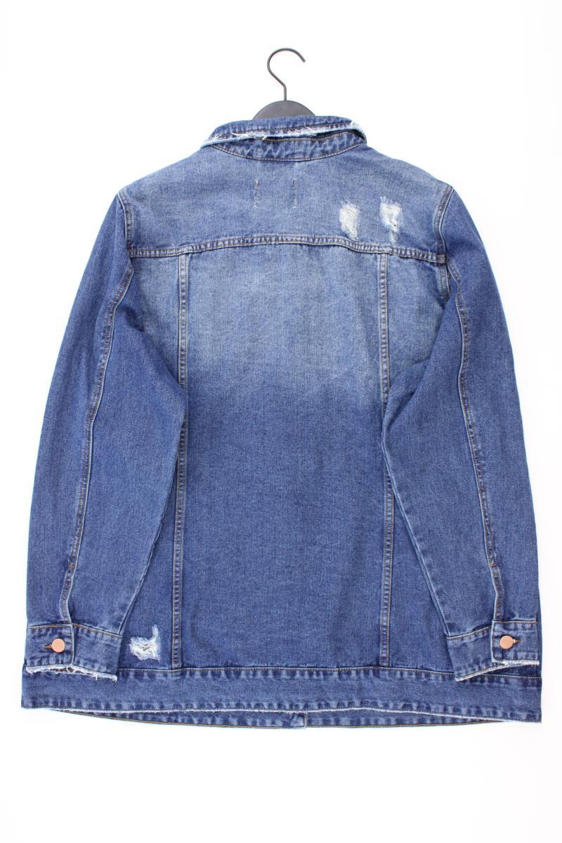 Junarose Jeansjacke Gr. 52 blau aus Baumwolle