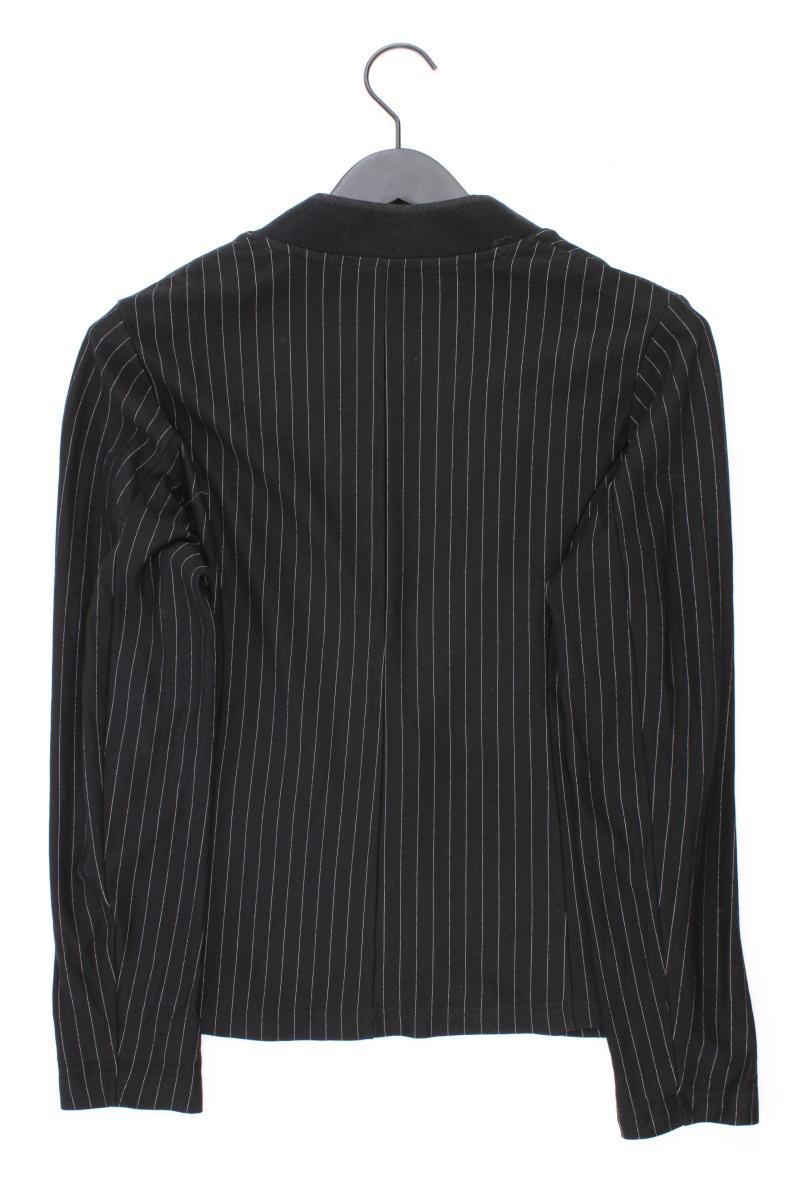 yest Jerseyblazer Gr. 38 gestreift schwarz aus Viskose
