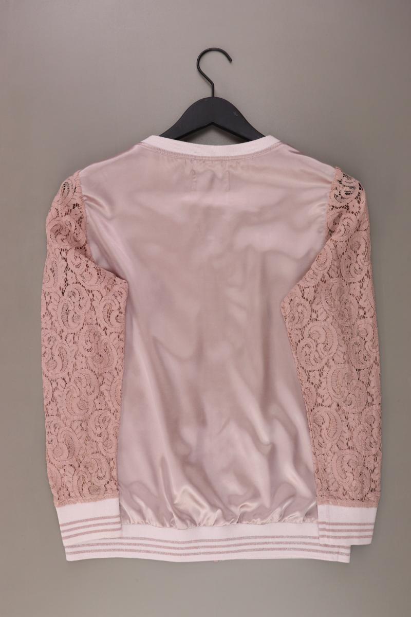 Laura Kent Regular Jacke Gr. 38 mit Blumenmuster rosa aus Baumwolle