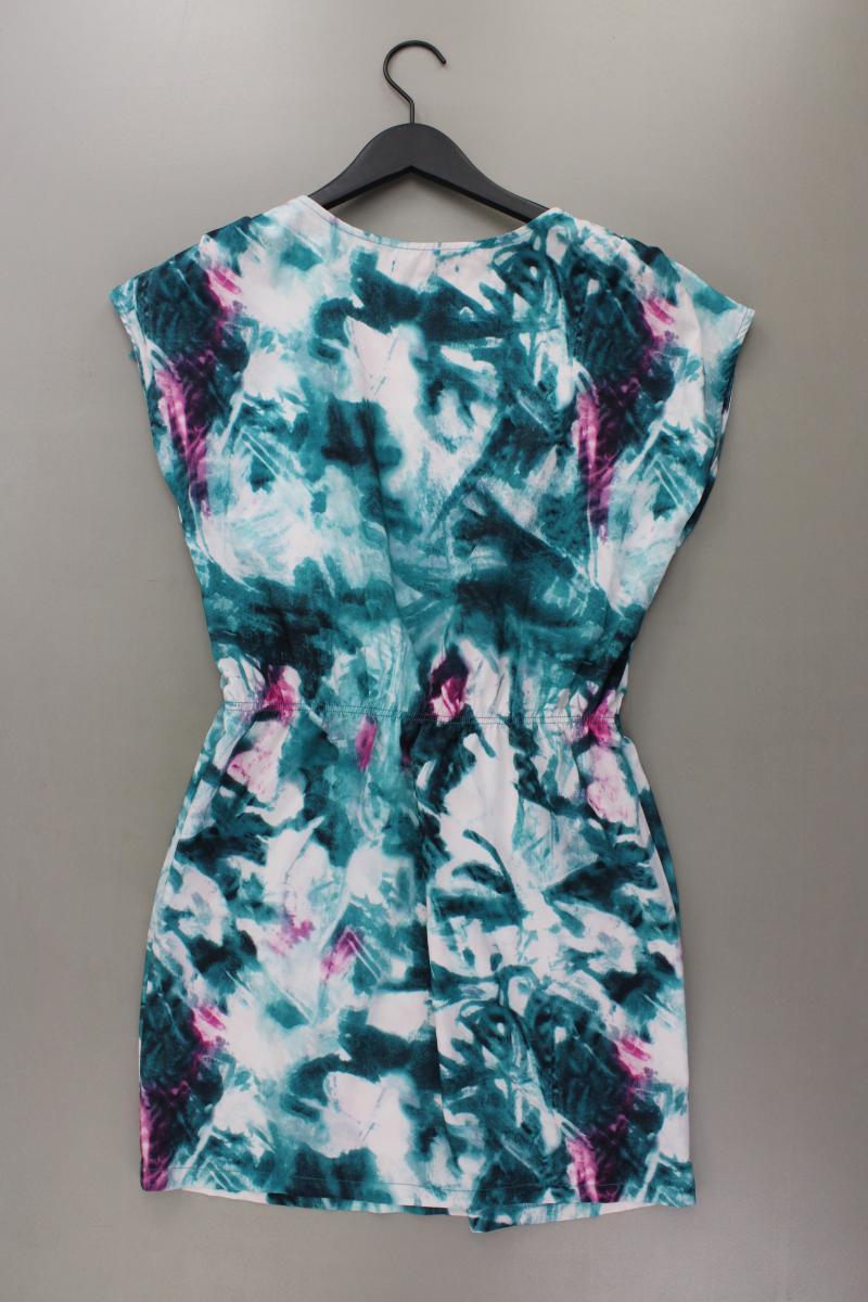 Rut&Circle Kurzarmkleid Gr. 36 mit Batikmuster blau aus Polyester