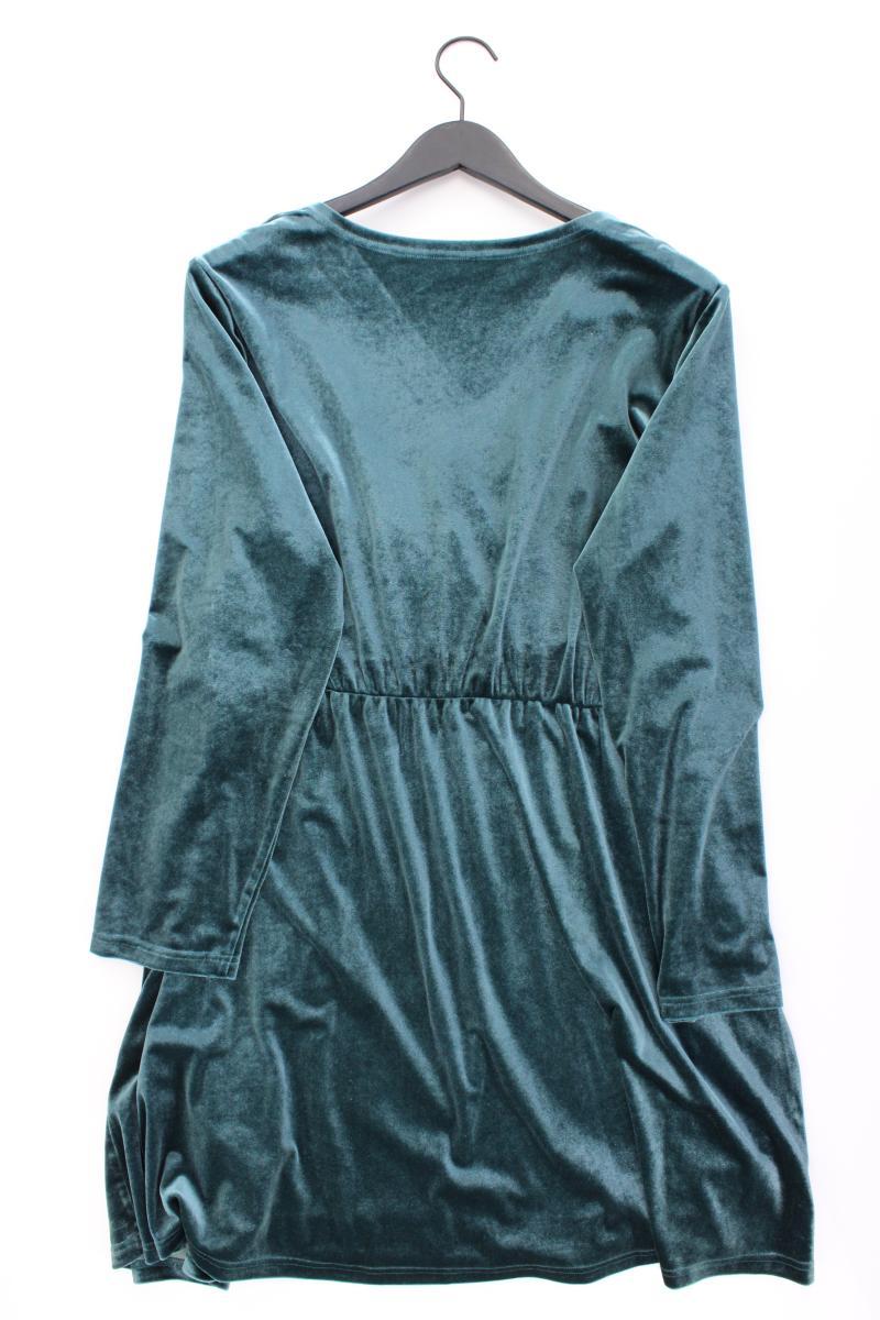 Shein Samtkleid Gr. 48 Langarm blau aus Baumwolle