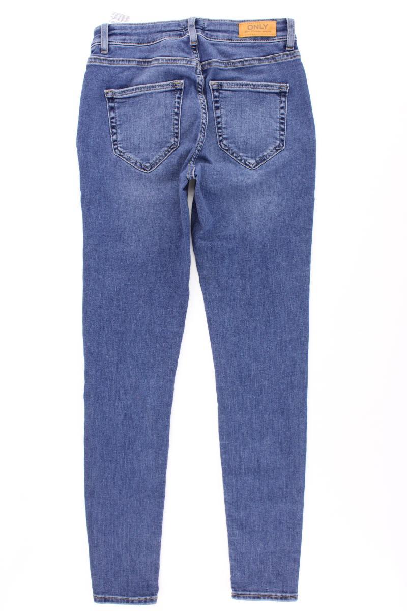 Skinny Jeans Gr. M/L34 blau aus Baumwolle