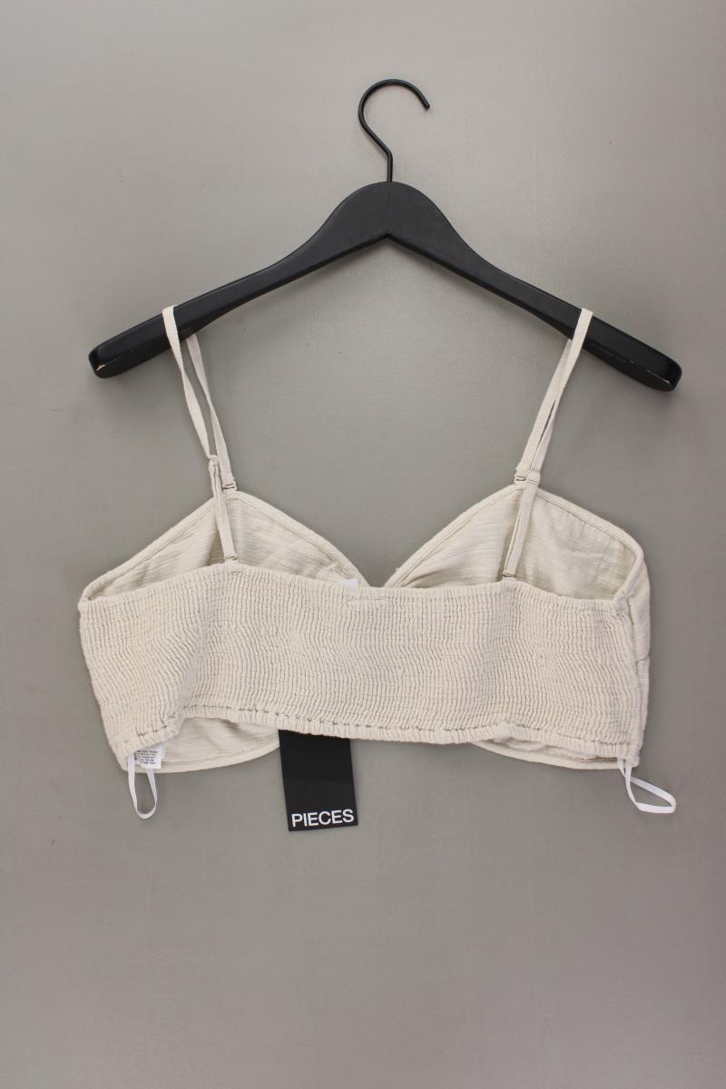 Pieces Crop Top Gr. 48 neu mit Etikett Neupreis: 29,99€! creme aus Baumwolle