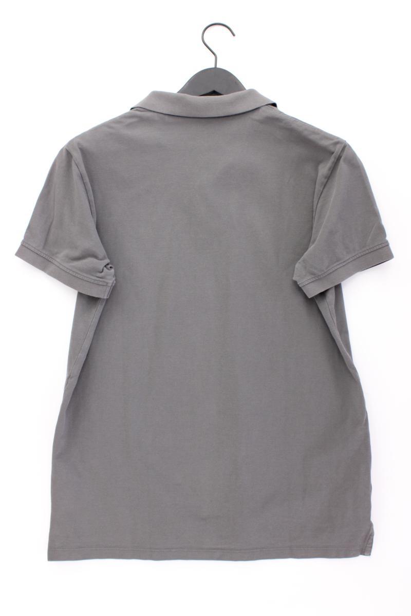 Esprit Poloshirt für Herren Gr. L Kurzarm grau aus Baumwolle