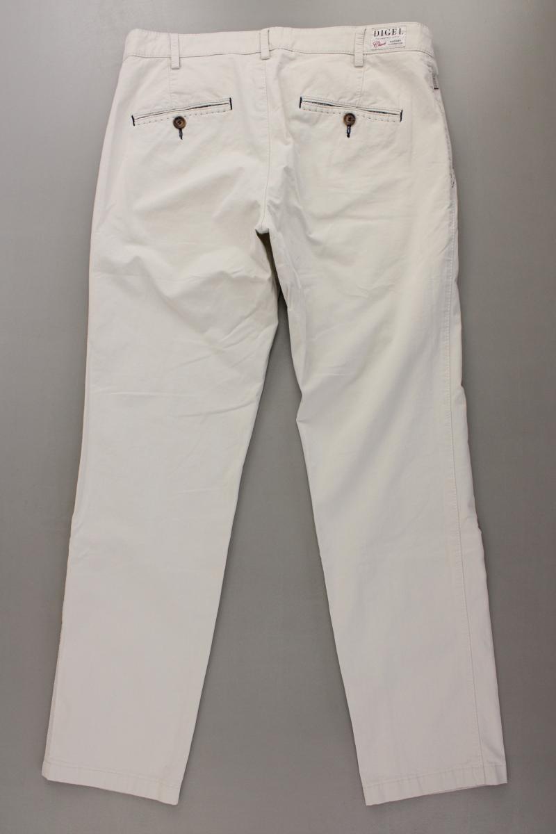 Digel Chinohose für Herren Gr. 50 creme aus Baumwolle