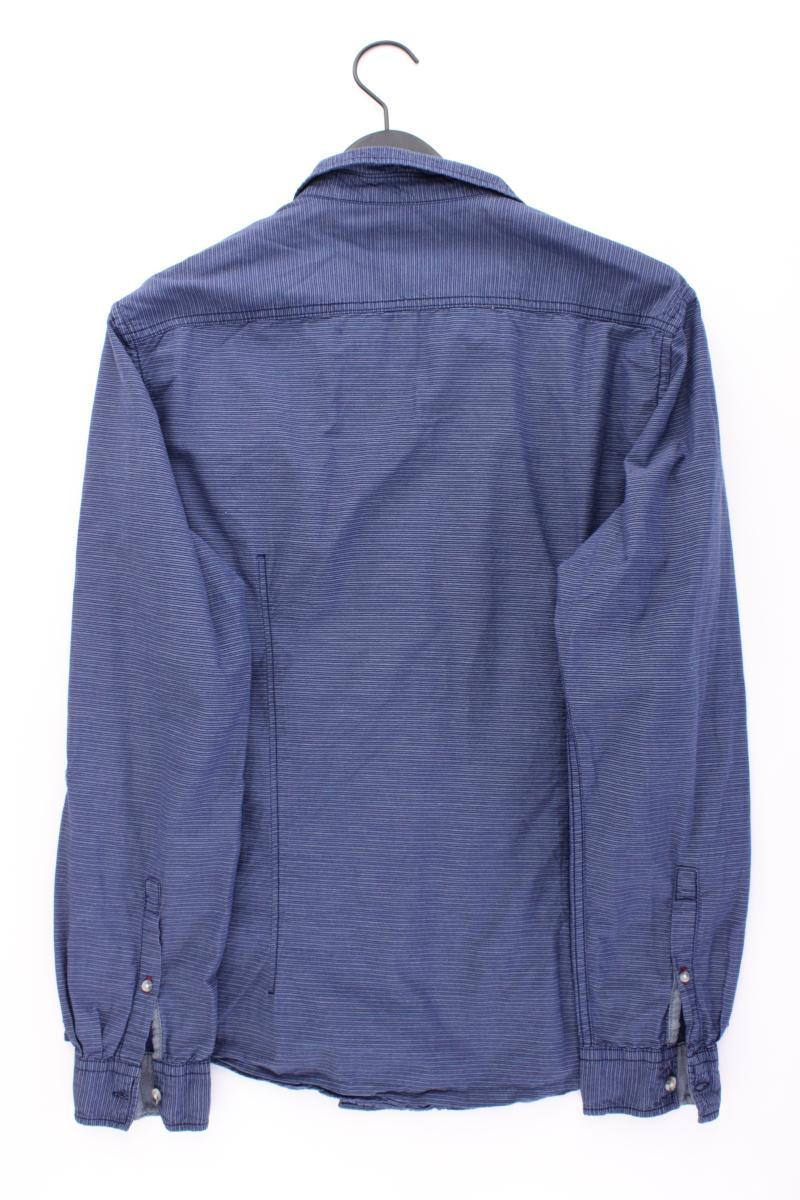 edc by Esprit Langarmhemd für Herren Gr. L blau aus Baumwolle