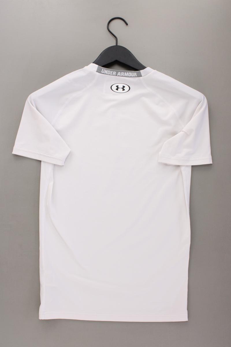under armour Sportshirt für Herren Gr. M Kurzarm weiß aus Polyester